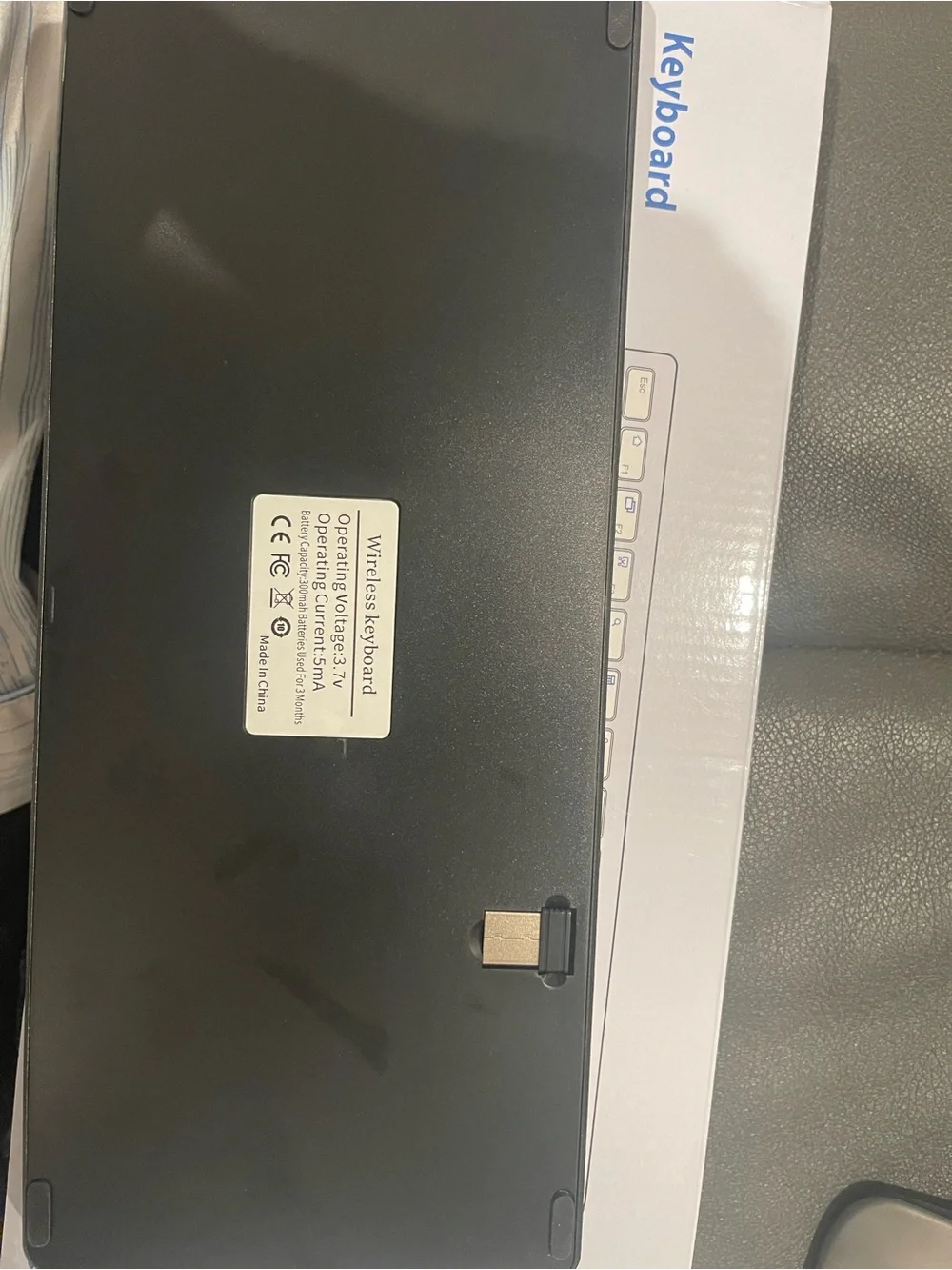 Slim Wireless Keyboard and Mouse Combo - Black and Silver